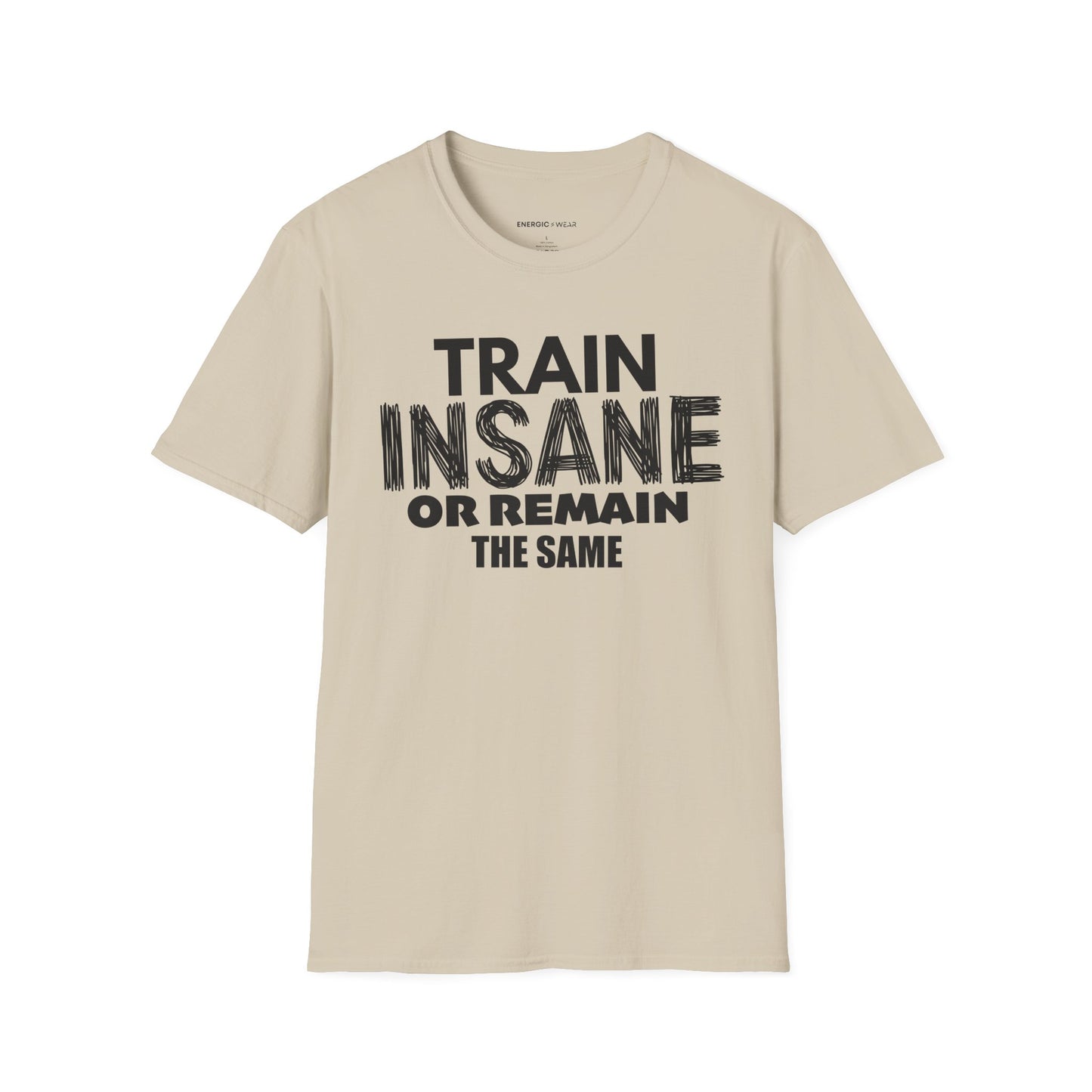 Train Insane Or Remain The Same! TShirt - Motivational Workout Tee
