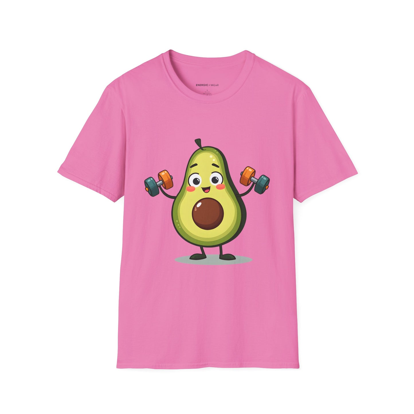 Healthy Fit Avocado - Funny Fitness Workout Tee