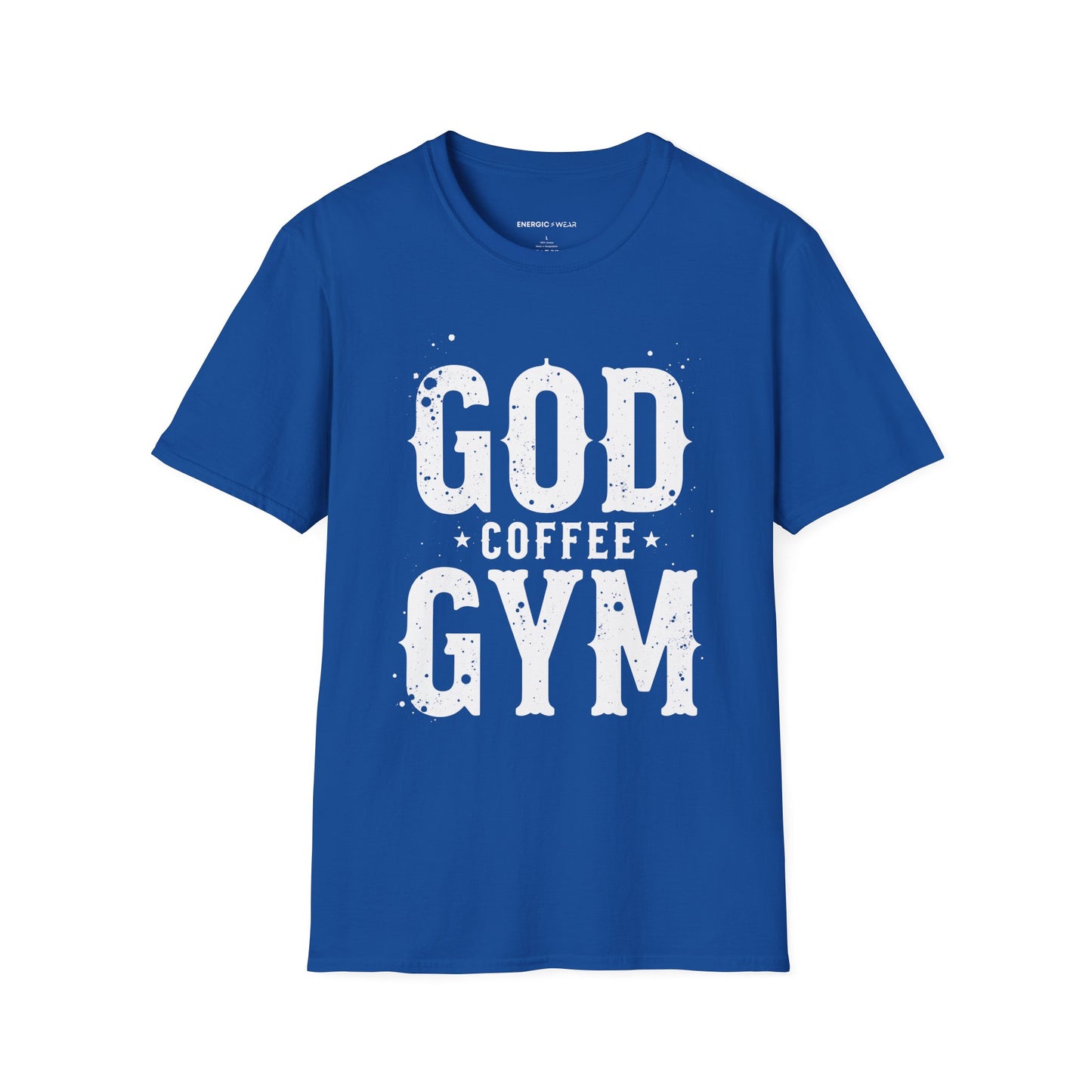God, Coffee and Gym! Funny Faith & Fitness Tee