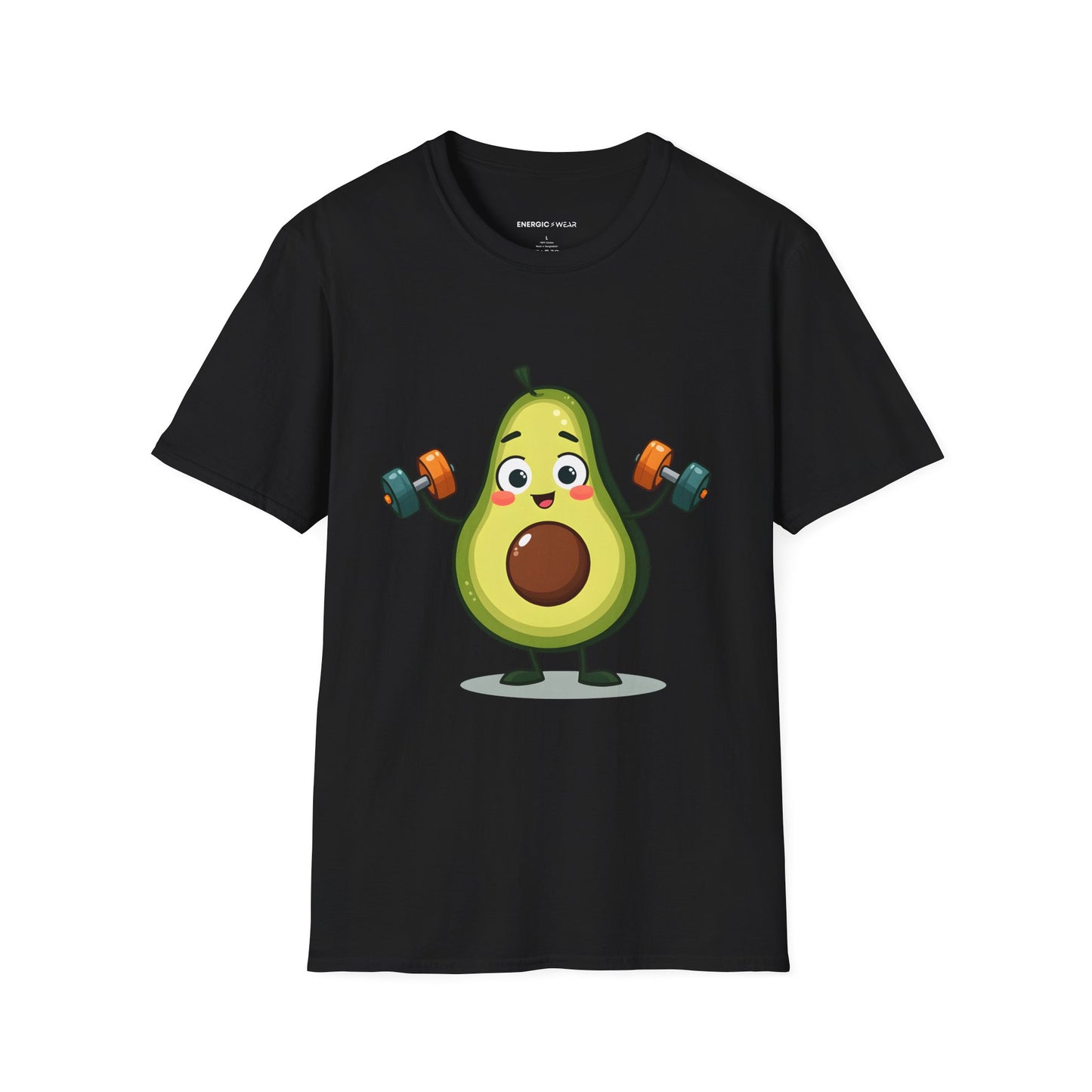 Healthy Fit Avocado - Funny Fitness Workout Tee