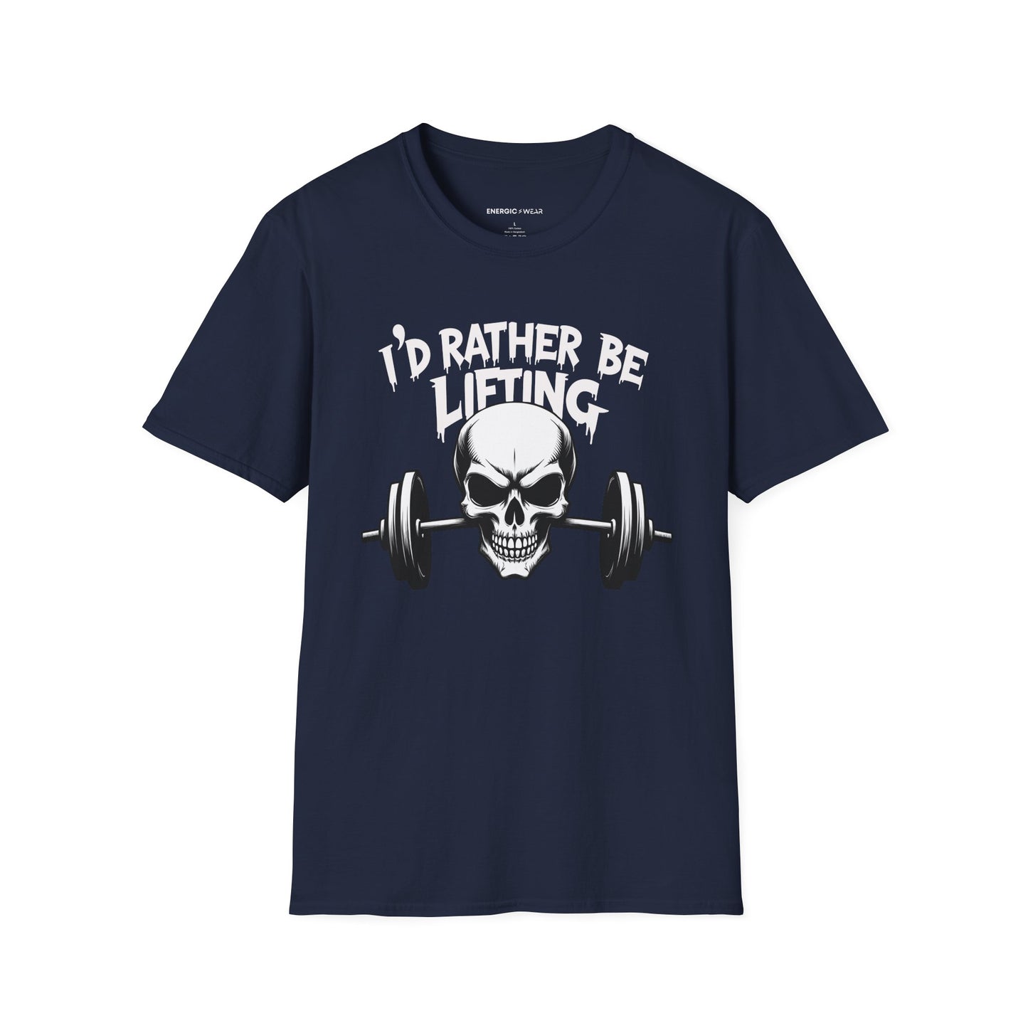 I'D RATHER be LIFTING! Funny Workout Gym Tee