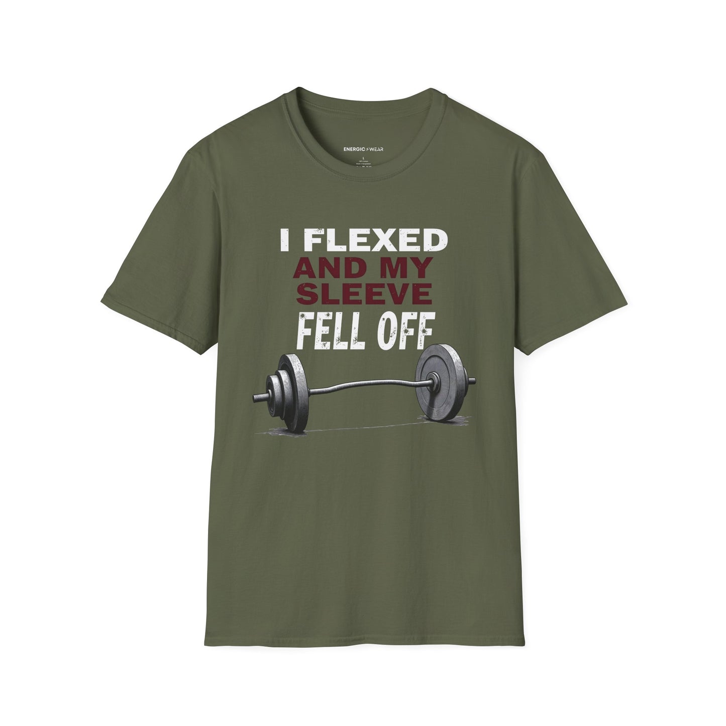 I FLEXED And My SLEEVES FELL Off! Funny Fitness Tee