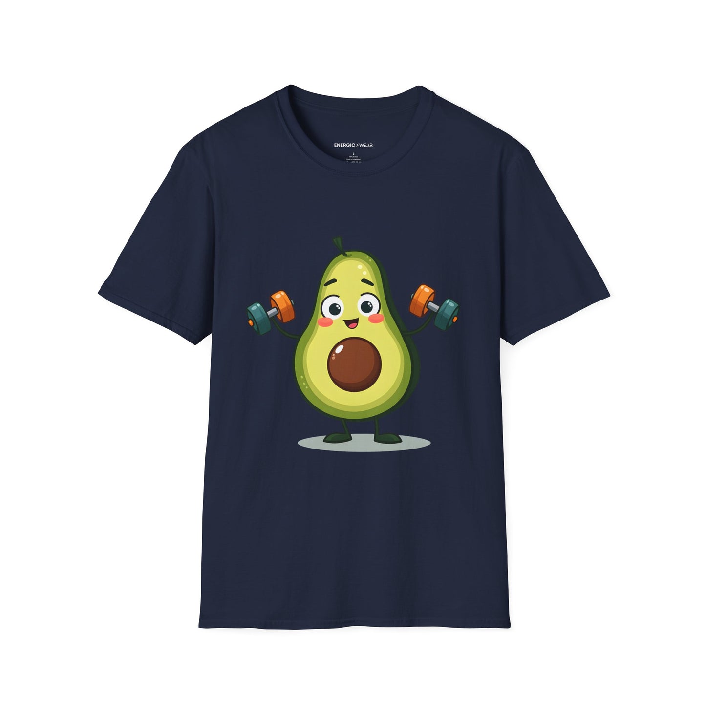 Healthy Fit Avocado - Funny Fitness Workout Tee