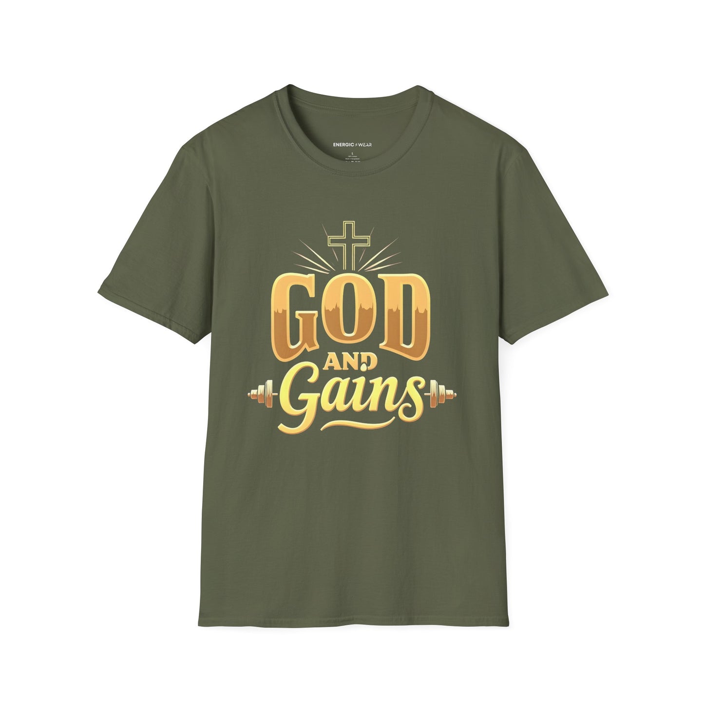 God And Gains! Funny Fitness Tee