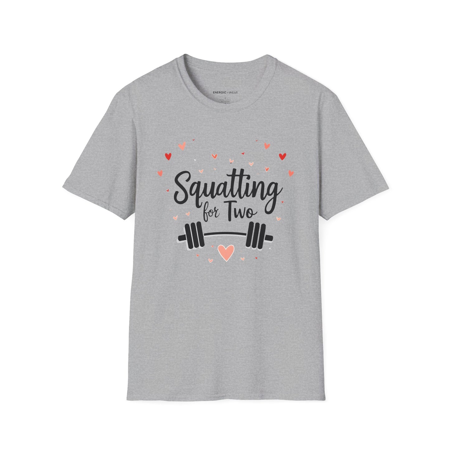 Squatting For Two! Unisex TShirt – Strong Mom Tee