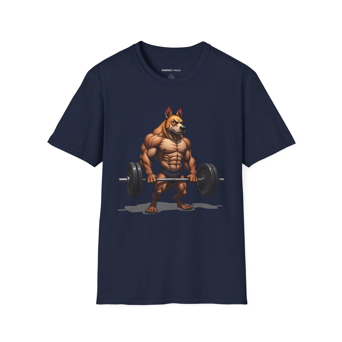 Muscle STRONG Dog! Motivational Gym Tee