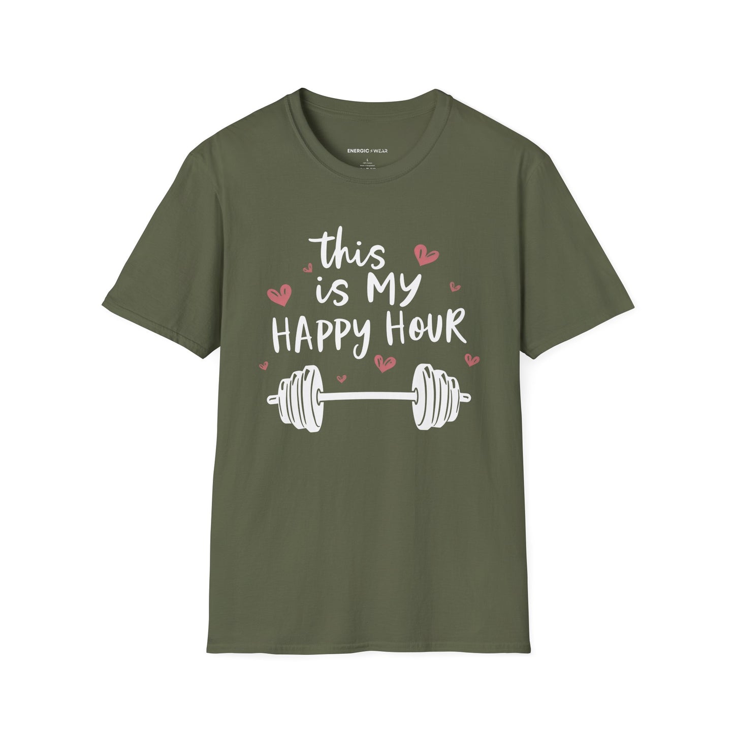 This Is My Happy Hour! TShirt – Funny Workout Tee