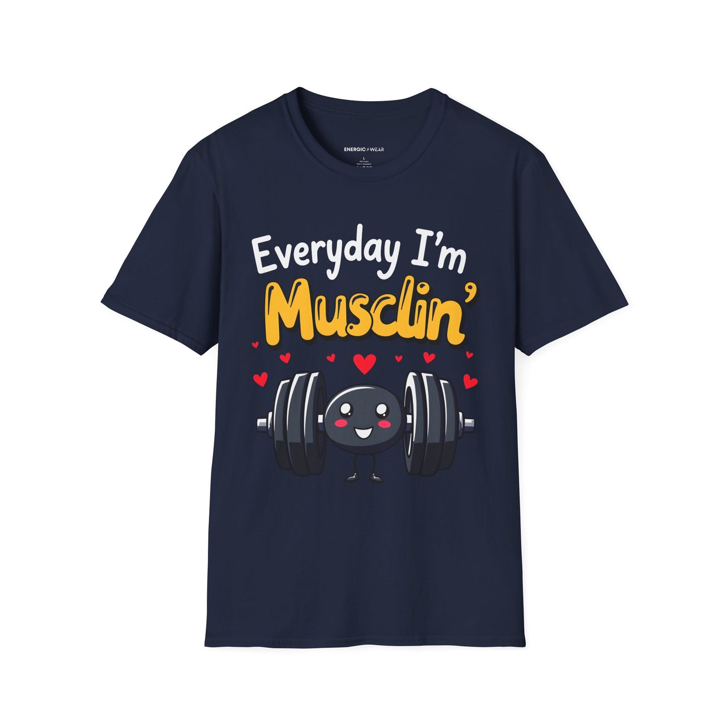 Everyday I'm musclin' TShirt - Motivational Workout Tee