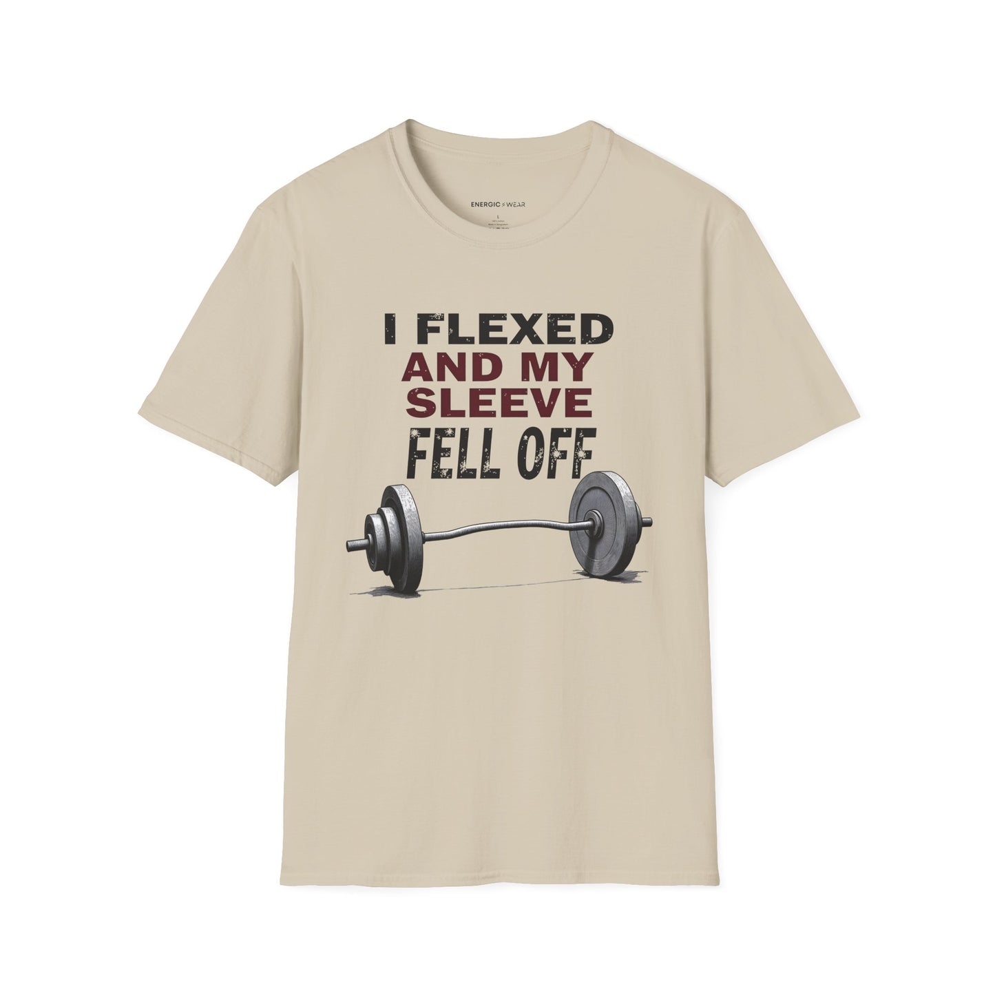 I FLEXED And My SLEEVES FELL Off! Funny Fitness Tee