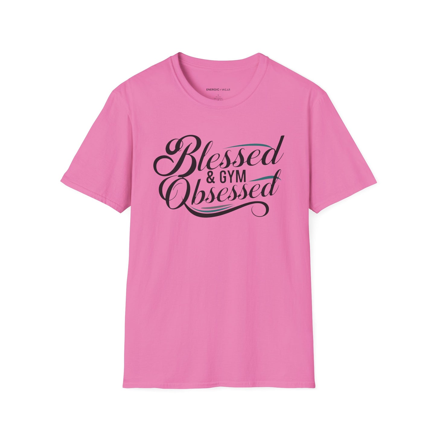 Blessed And Gym Obsessed Tshirt - Motivational Workout Tee