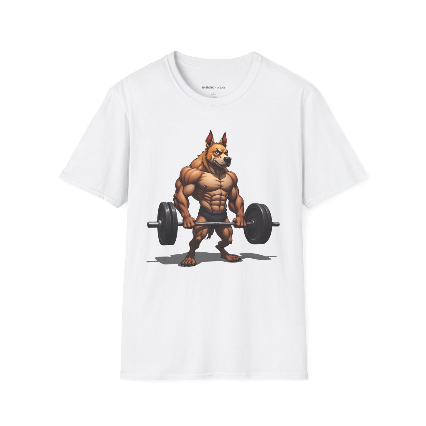 Muscle STRONG Dog! Motivational Gym Tee