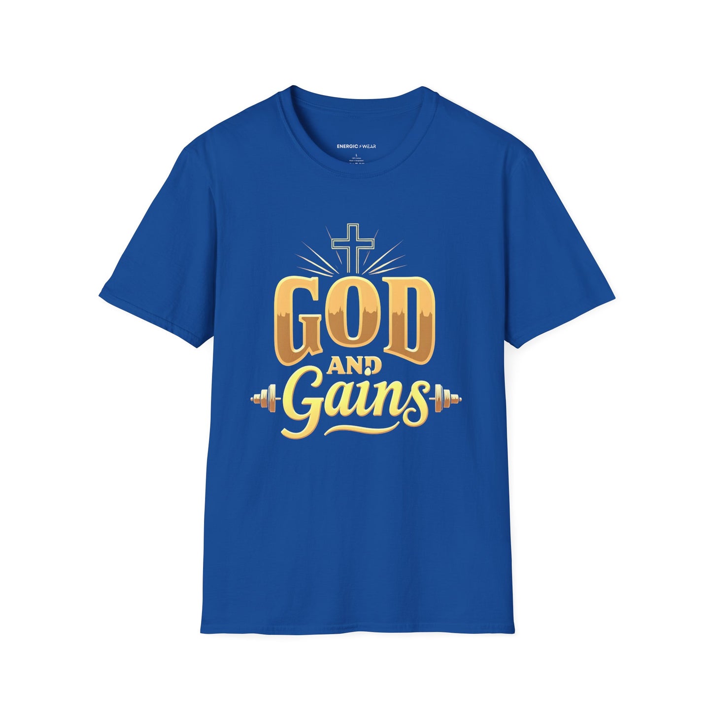 God And Gains! Funny Fitness Tee