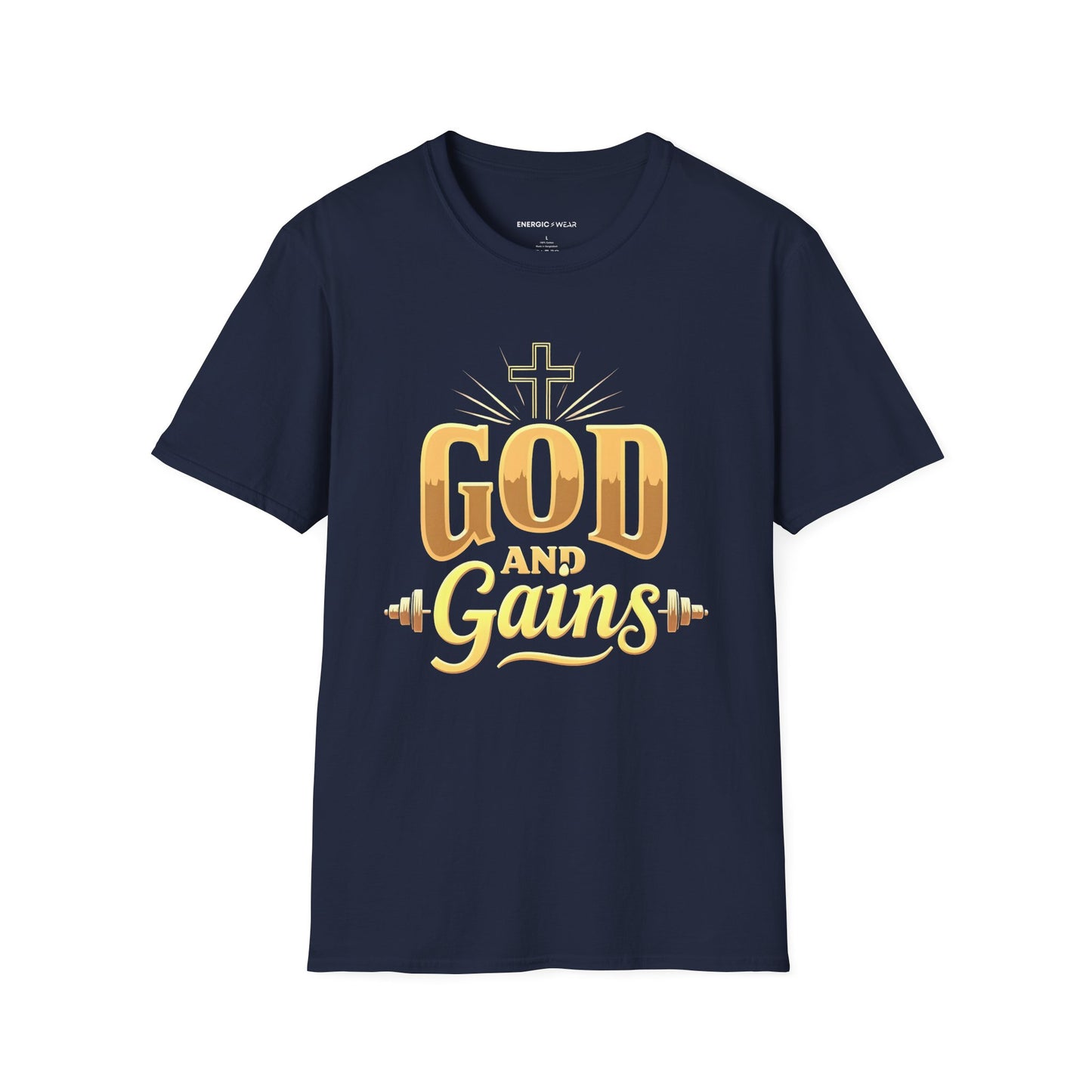 God And Gains! Funny Fitness Tee