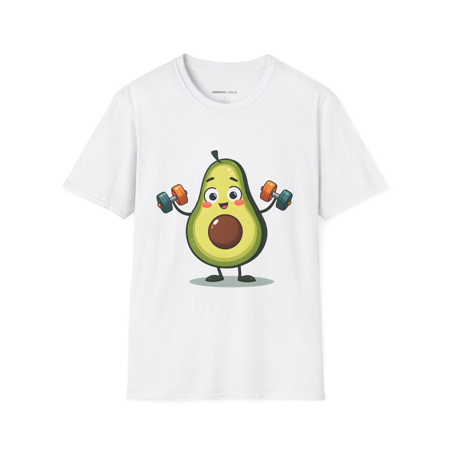 Healthy Fit Avocado - Funny Fitness Workout Tee