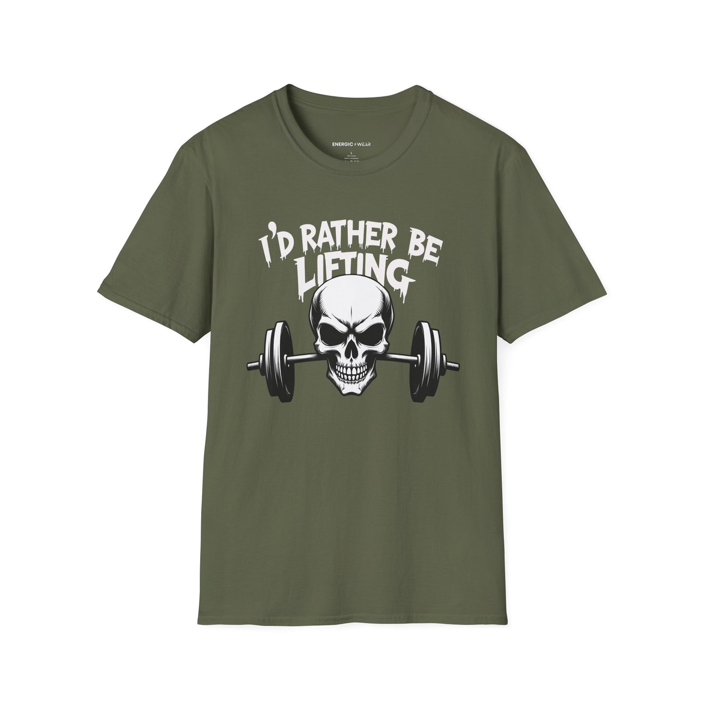 I'D RATHER be LIFTING! Funny Workout Gym Tee