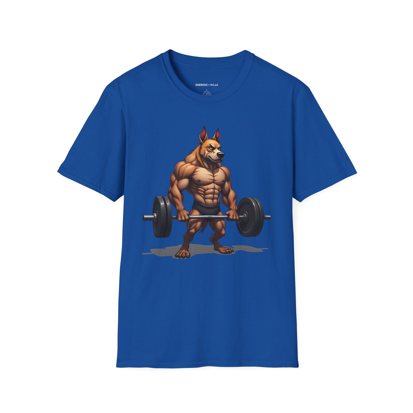 Muscle STRONG Dog! Motivational Gym Tee