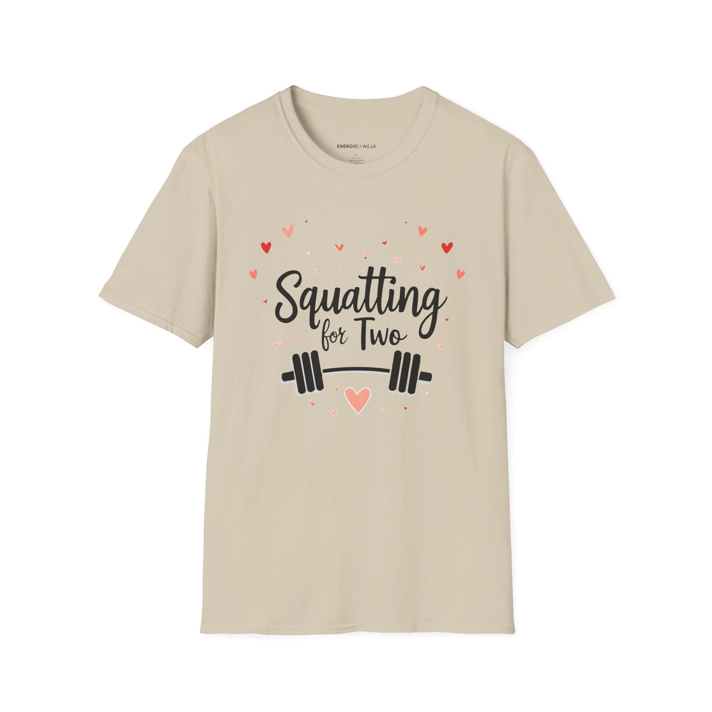 Squatting For Two! Unisex TShirt – Strong Mom Tee