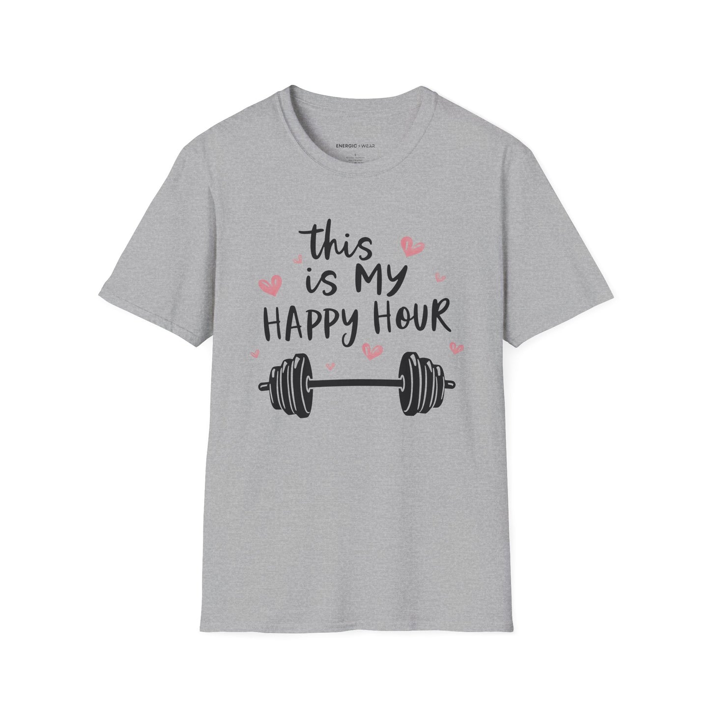 This Is My Happy Hour! TShirt – Funny Workout Tee