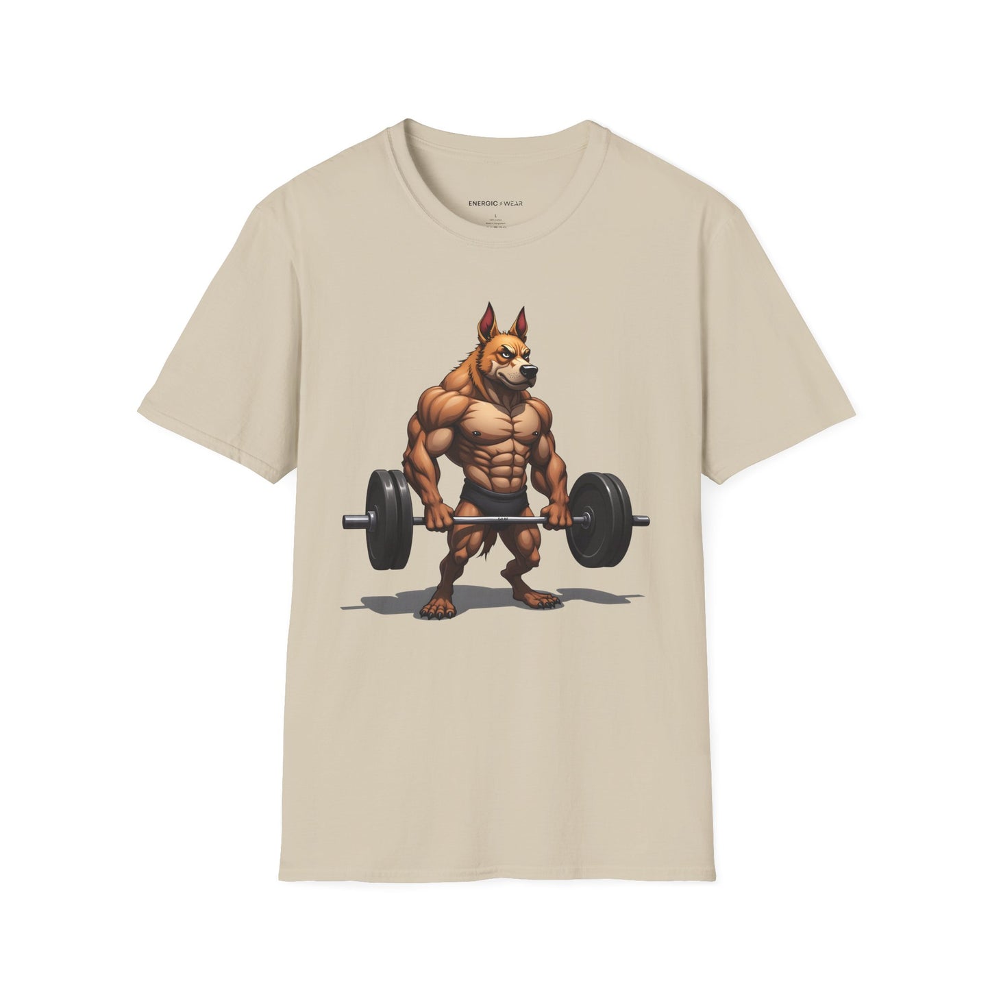 Muscle STRONG Dog! Motivational Gym Tee
