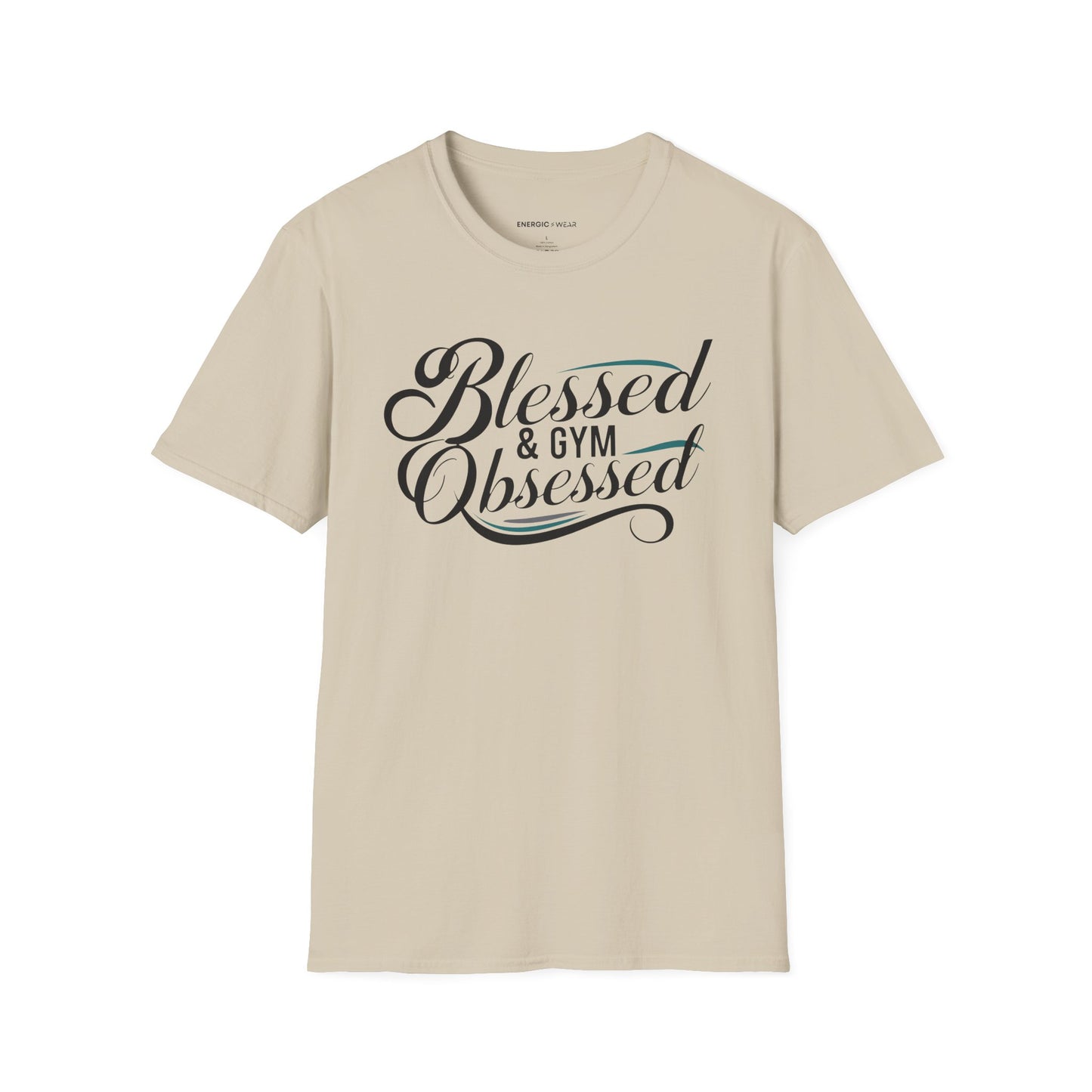 Blessed And Gym Obsessed Tshirt - Motivational Workout Tee