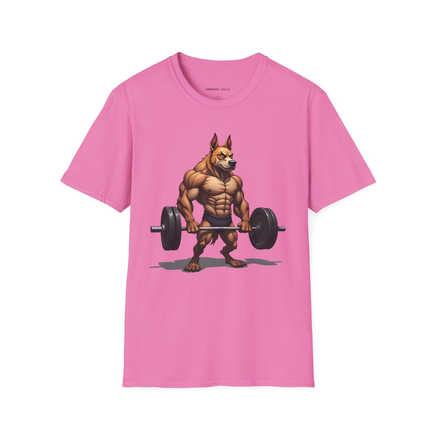 Muscle STRONG Dog! Motivational Gym Tee