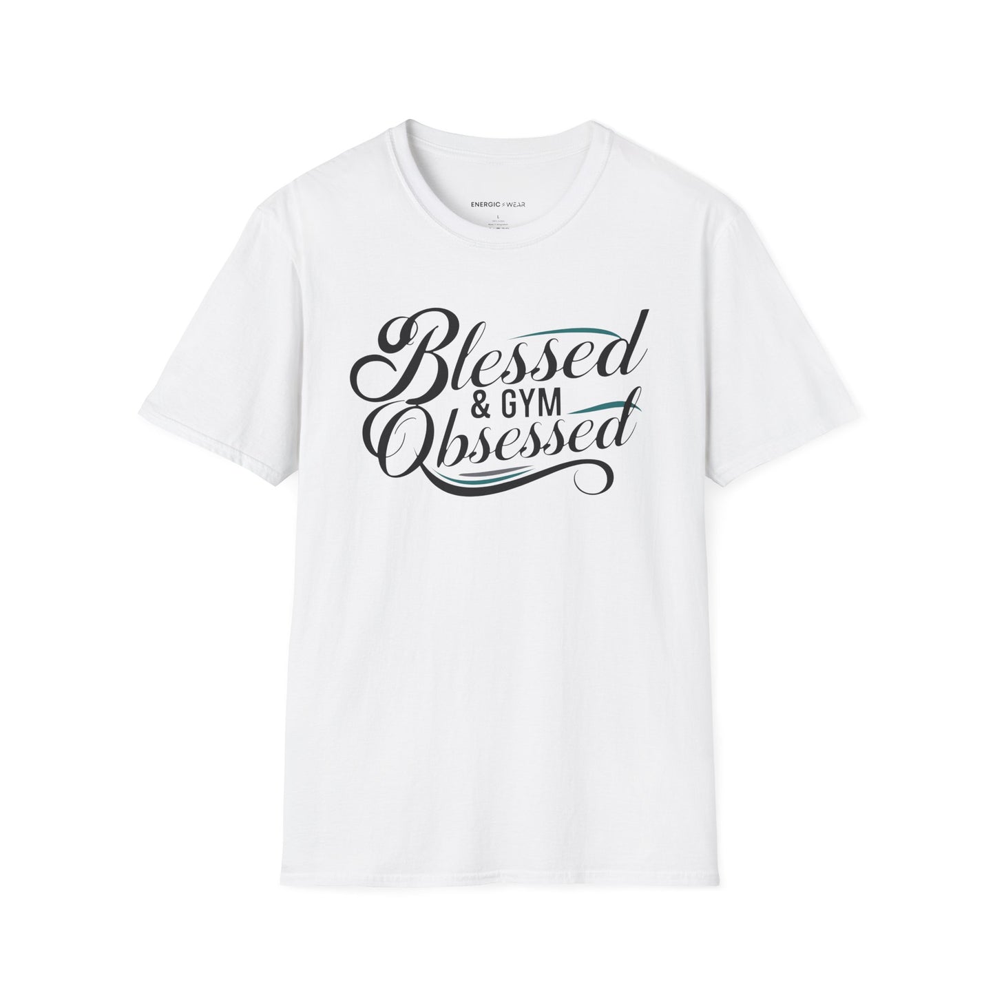 Blessed And Gym Obsessed Tshirt - Motivational Workout Tee