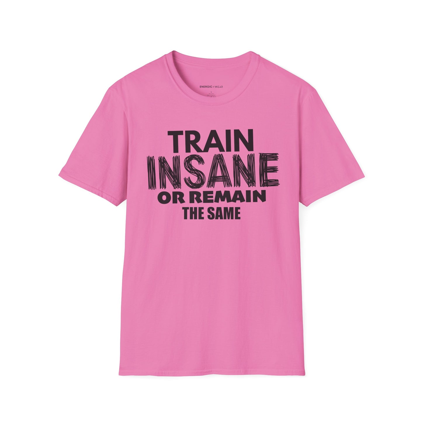 Train Insane Or Remain The Same! TShirt - Motivational Workout Tee