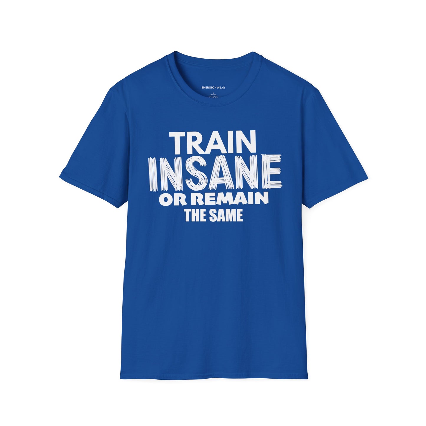 Train Insane Or Remain The Same! TShirt - Motivational Workout Tee