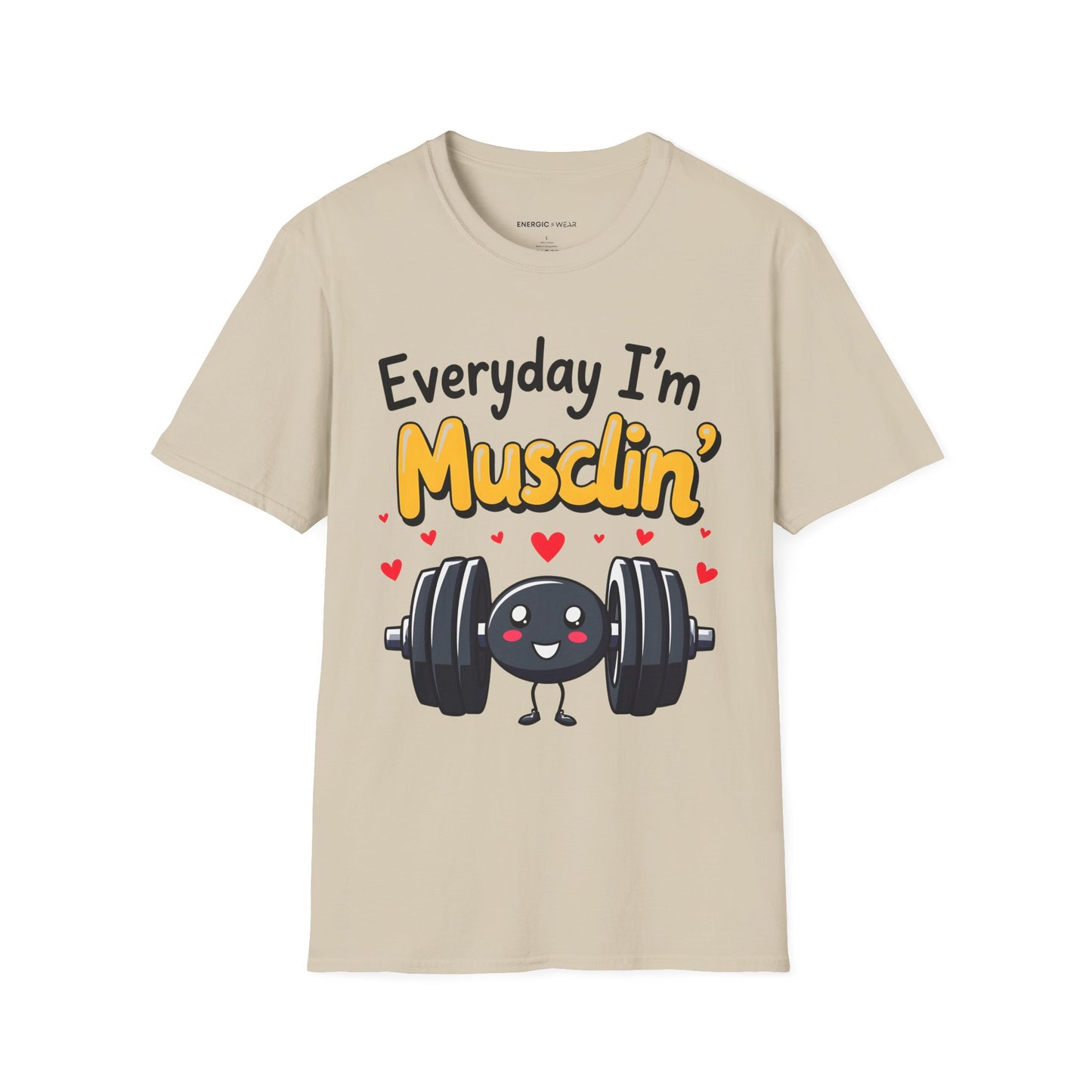 Everyday I'm musclin' TShirt - Motivational Workout Tee