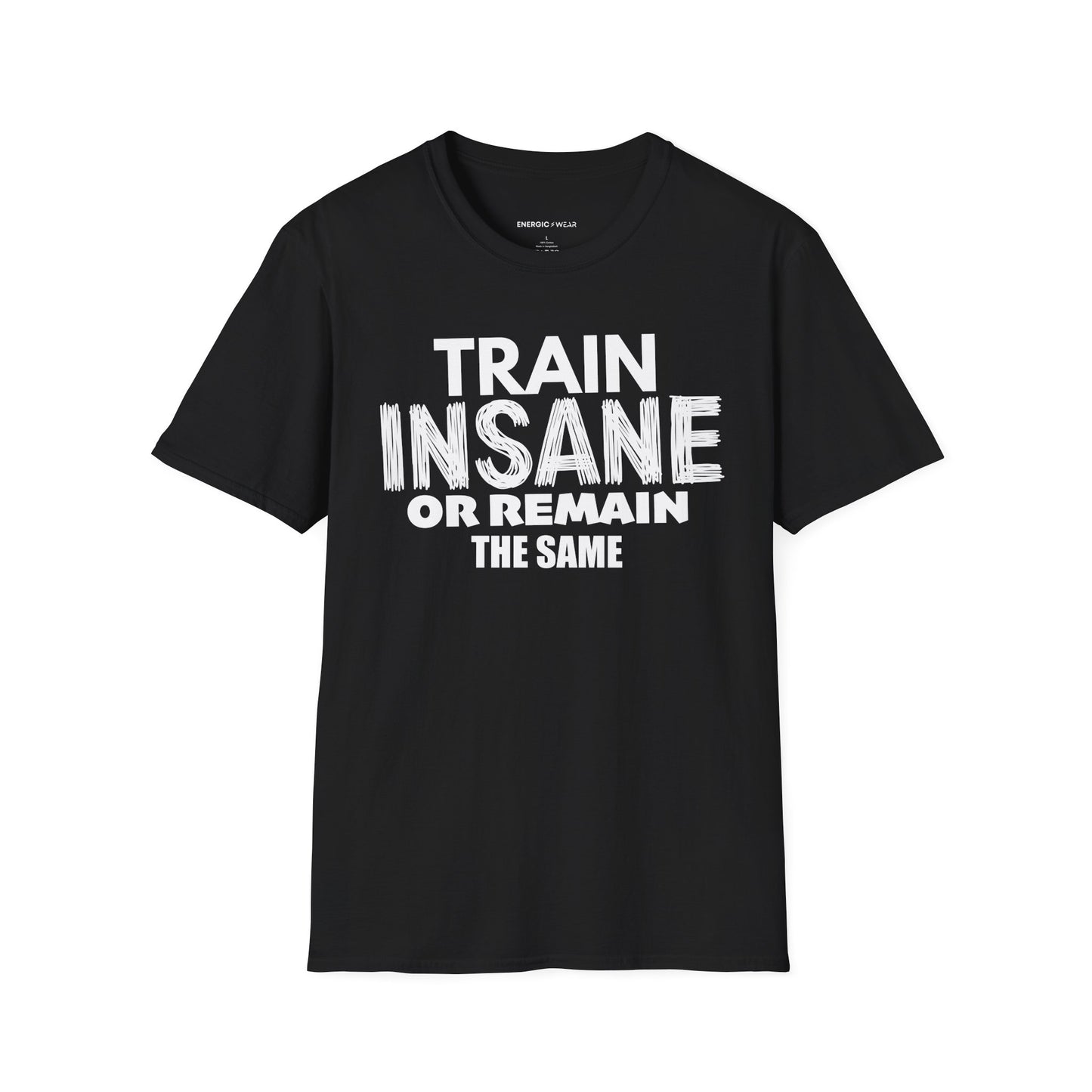 Train Insane Or Remain The Same! TShirt - Motivational Workout Tee