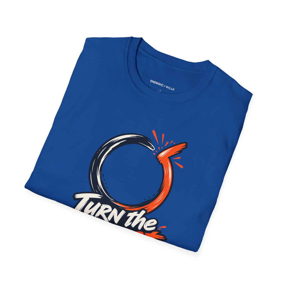 Graphic fitness T-shirt featuring the "Turn the Almost Into an Attempt" design.