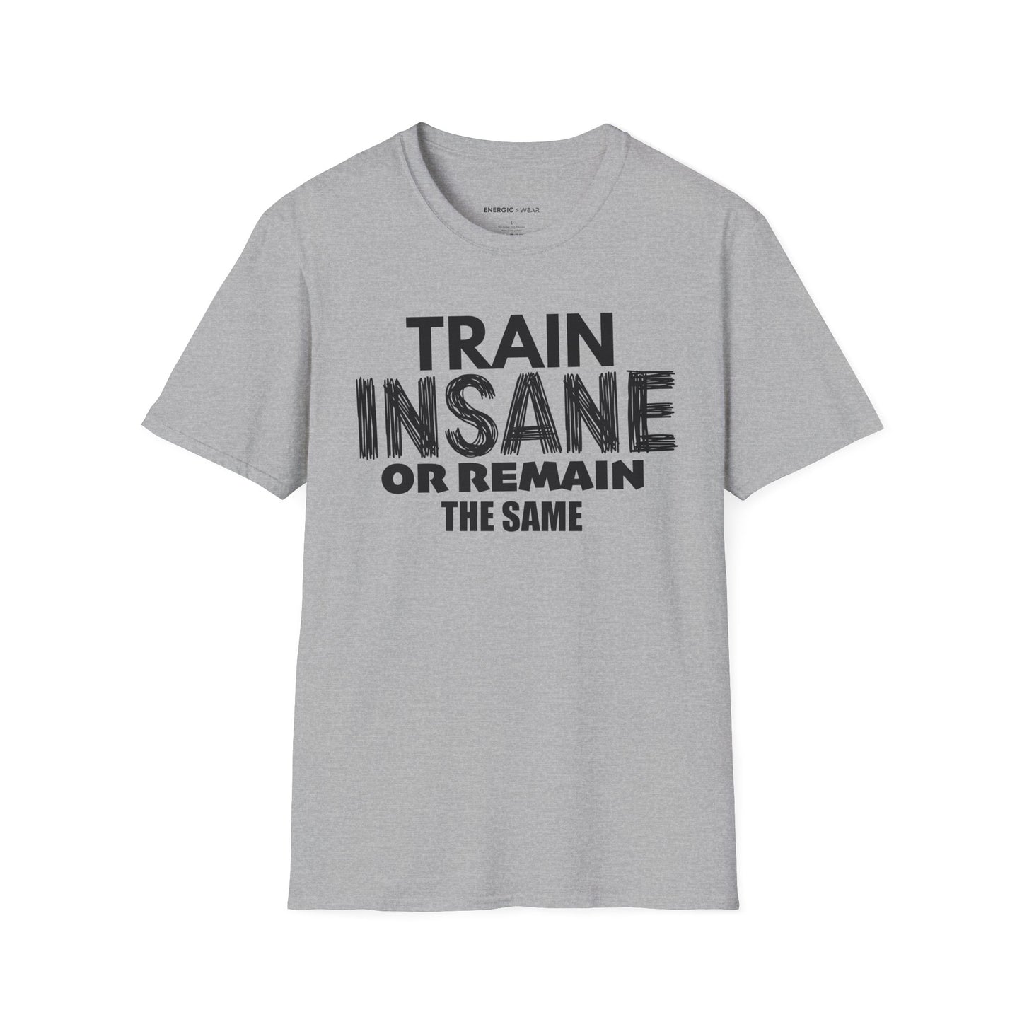 Train Insane Or Remain The Same! TShirt - Motivational Workout Tee