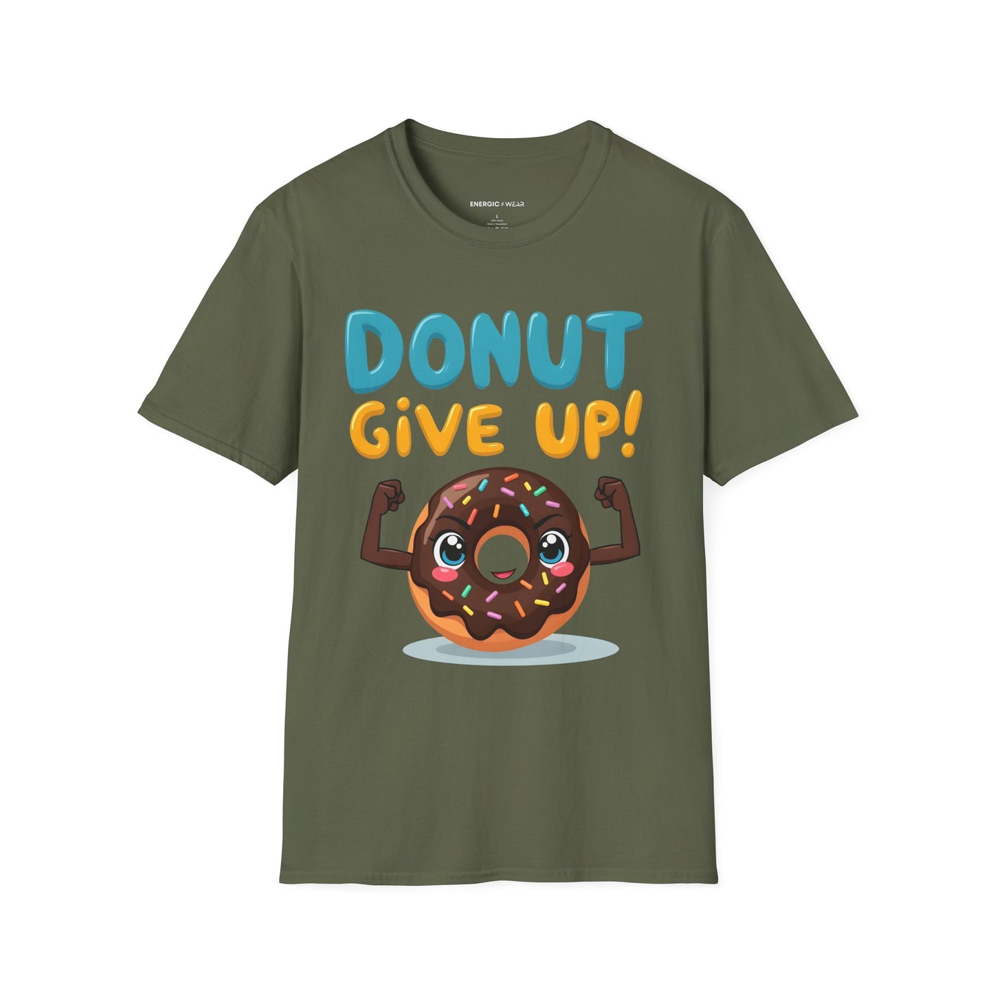 DoNut Give Up - Funny Motivational Gym Tee