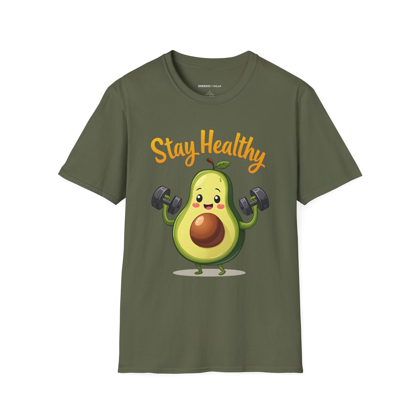 Stay Healthy Avocado! TShirt – Funny Gym Foodie Tee