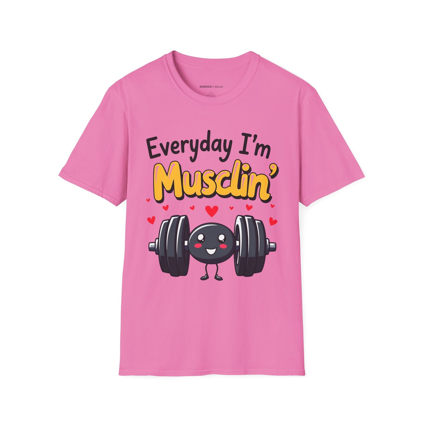 Everyday I'm musclin' TShirt - Motivational Workout Tee