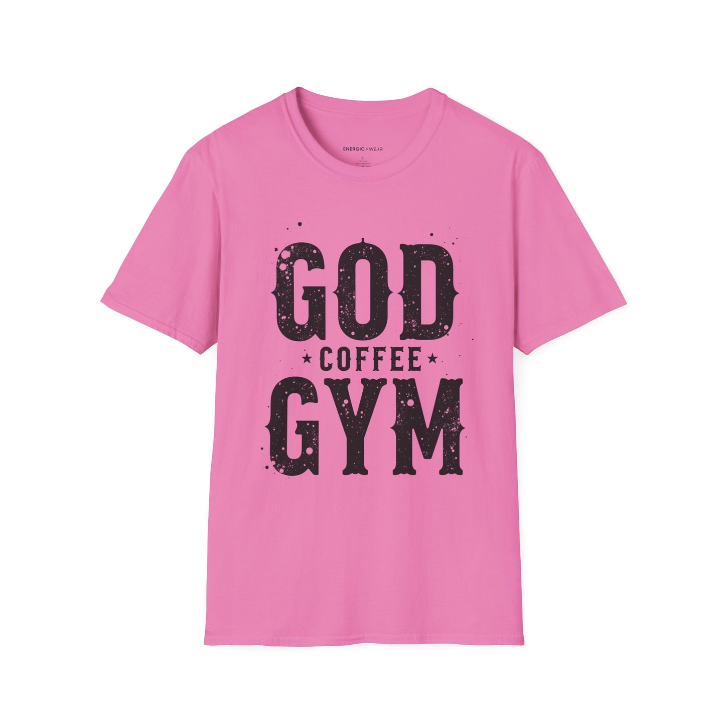 God, Coffee and Gym! Funny Faith & Fitness Tee