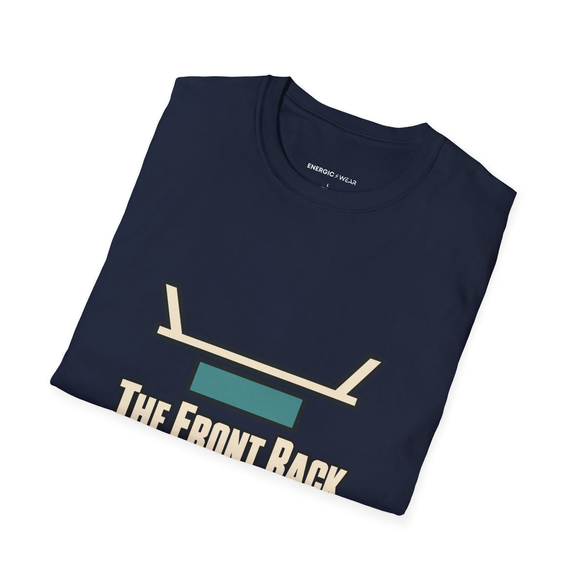 Graphic fitness T-shirt featuring the "The Front Rack Is My Composure Test" design.