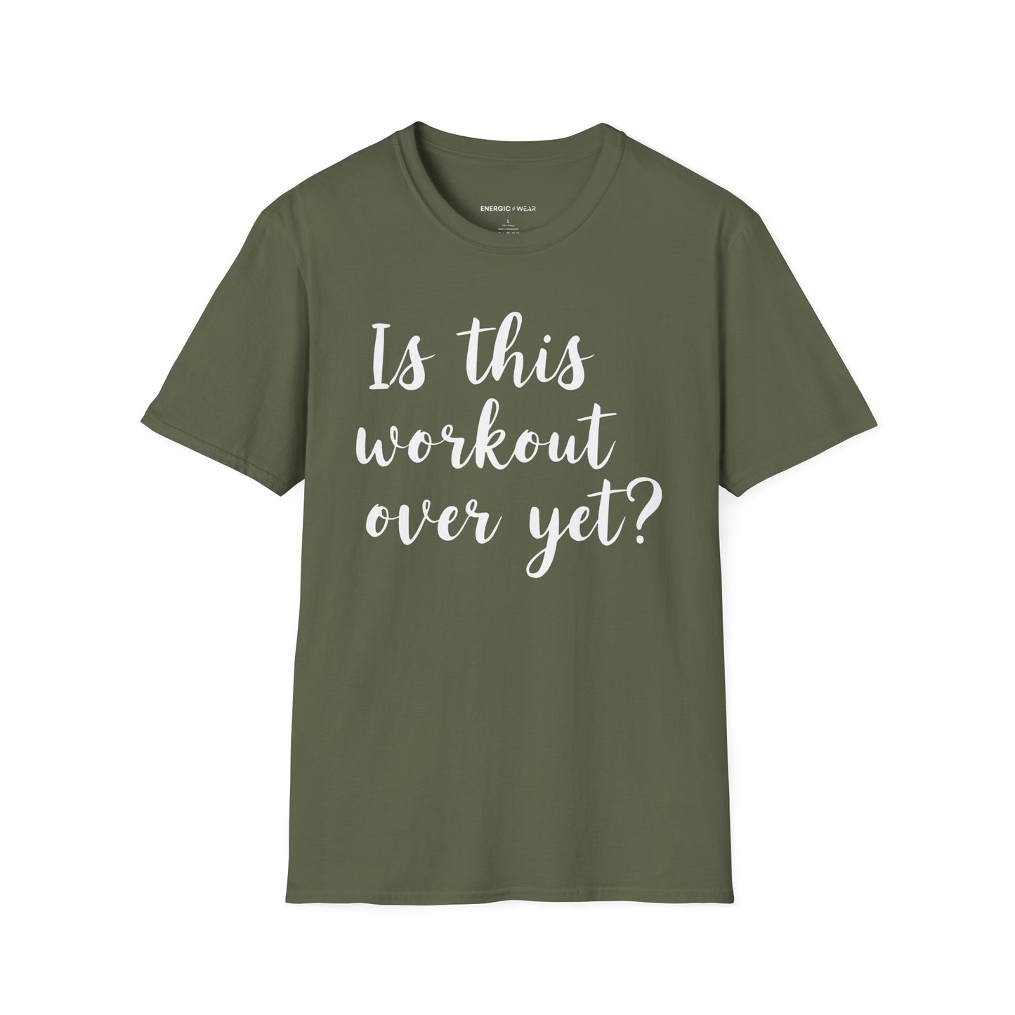 Is This Workout Over Yet! Funny Fitness Tee