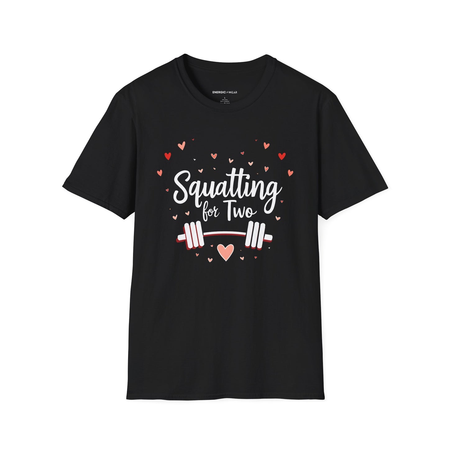 Squatting For Two! Unisex TShirt – Strong Mom Tee