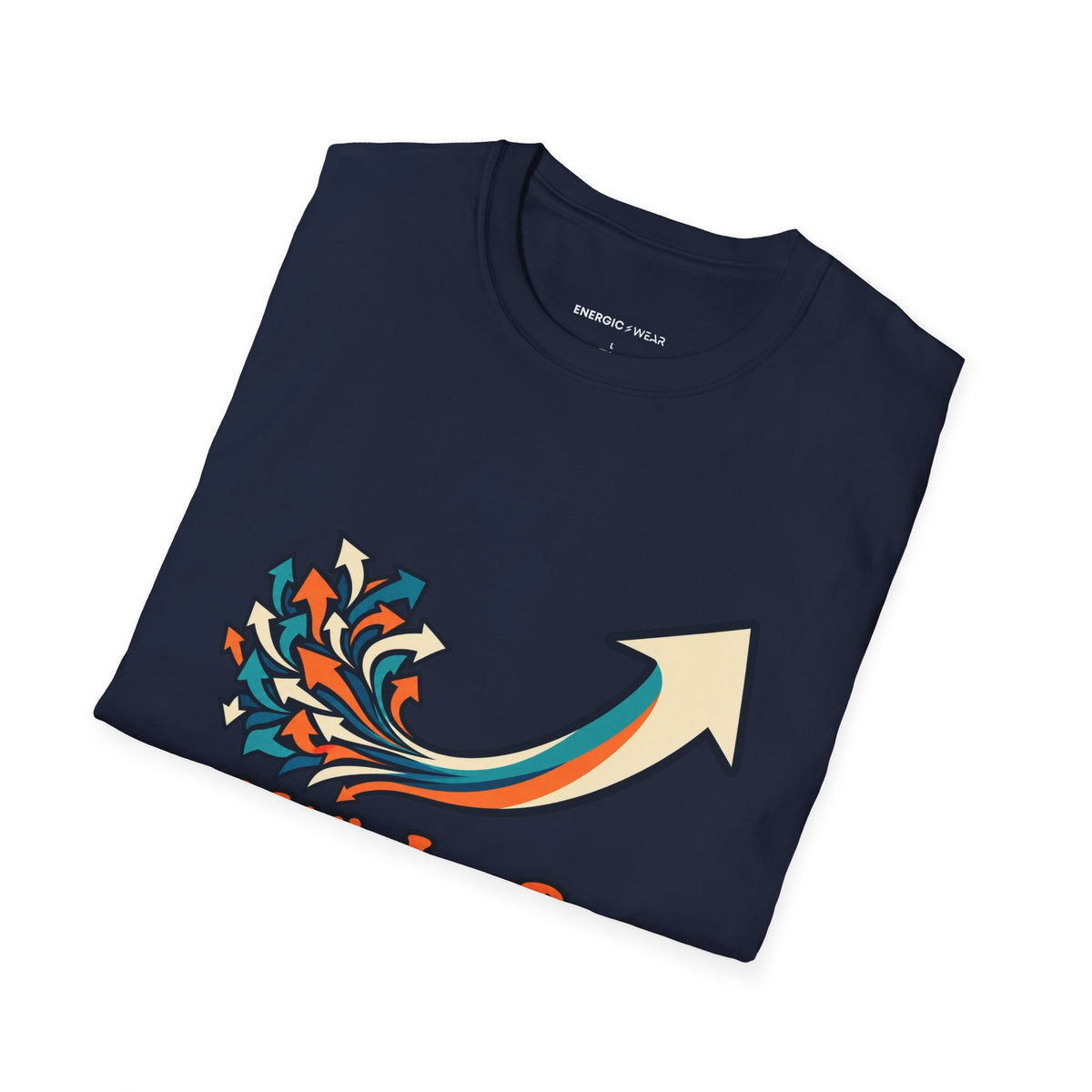 Graphic fitness T-shirt featuring the "A Little Less Rush a Little More Range" design.