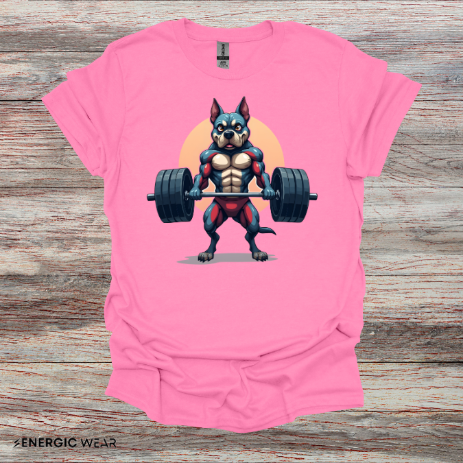 Muscular Fit Dog! TShirt – Motivational Tee