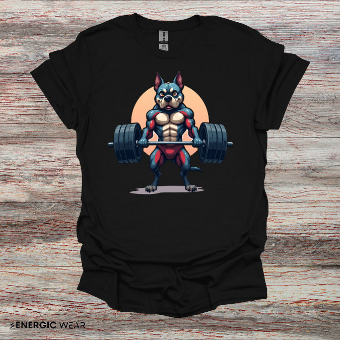 Muscular Fit Dog! TShirt – Motivational Tee