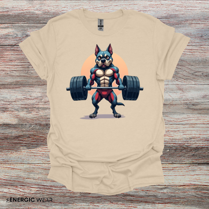 Muscular Fit Dog! TShirt – Motivational Tee