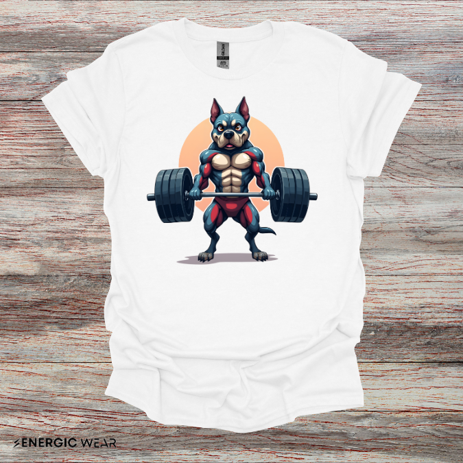 Muscular Fit Dog! TShirt – Motivational Tee