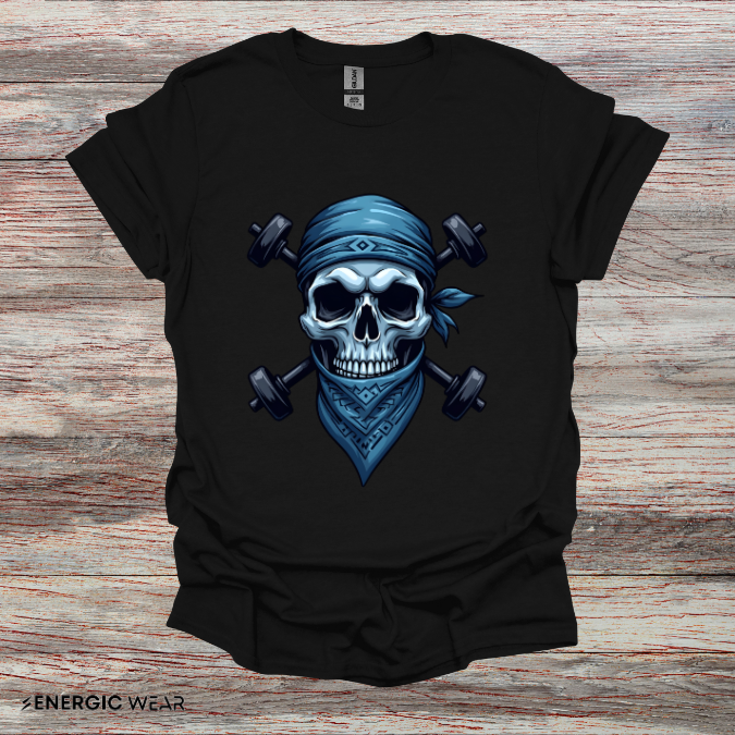 Blue Pirate - Funny Fitness Gym Shirt