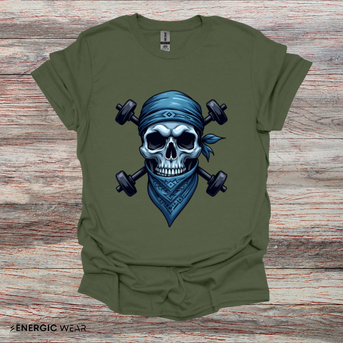 Blue Pirate - Funny Fitness Gym Shirt