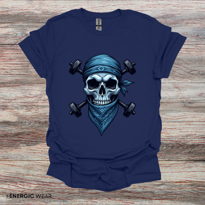 Blue Pirate - Funny Fitness Gym Shirt