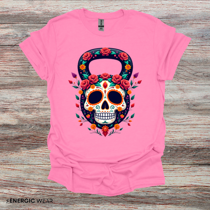 KettleBell Floral! TShirt – Funny Fitness Gym Tee