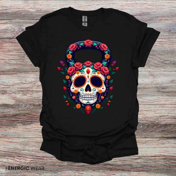 KettleBell Floral! TShirt – Funny Fitness Gym Tee