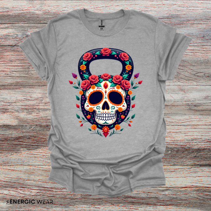 KettleBell Floral! TShirt – Funny Fitness Gym Tee